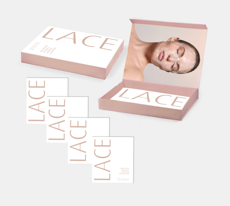 LACE Face Mask by Kristina Kitsos RN - Poosh Exclusive 4-Pack Box Set